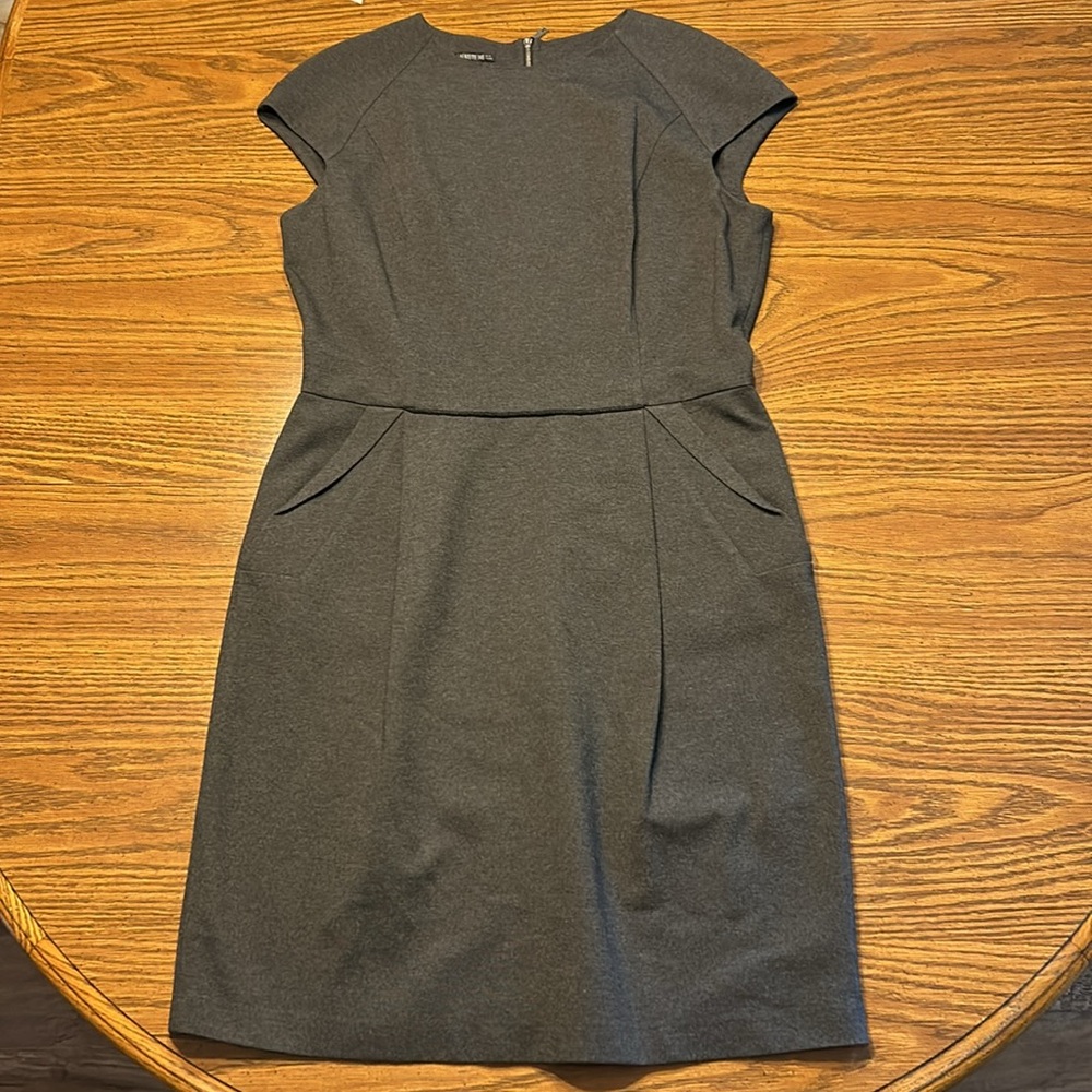 Lafayette 148 New York Gray Dress